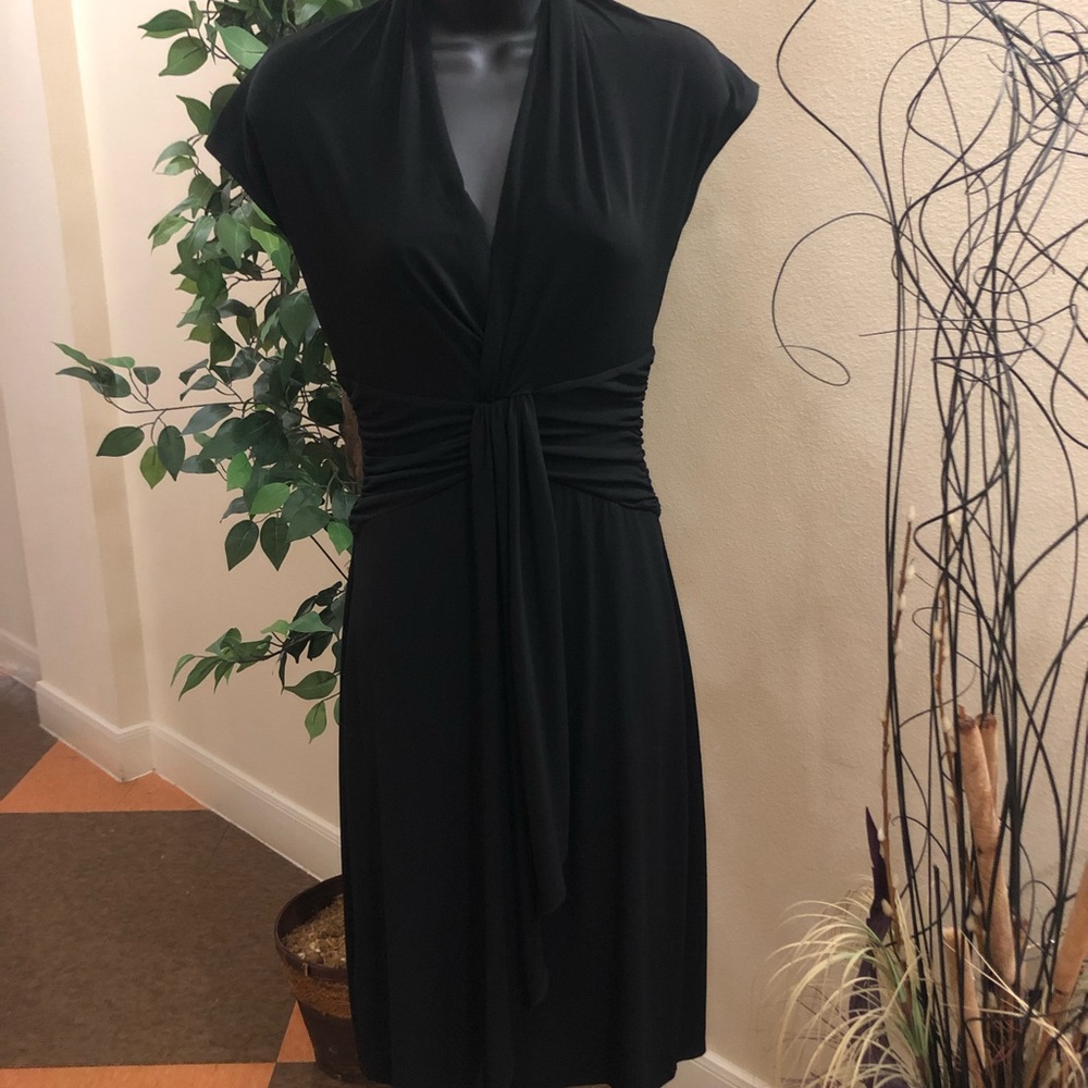 Max & Cleo Sexy Black Straight Dress. Preowned
